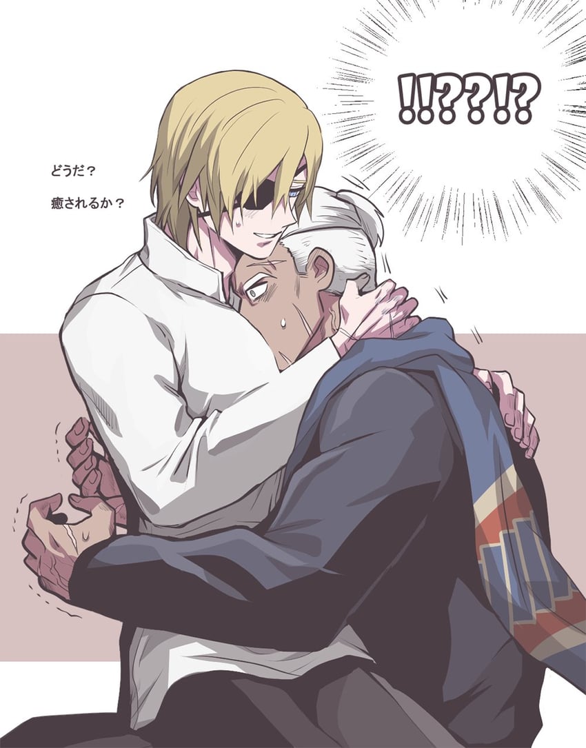 dimitri alexandre blaiddyd and dedue molinaro (fire emblem and 1 more) drawn by megubiru