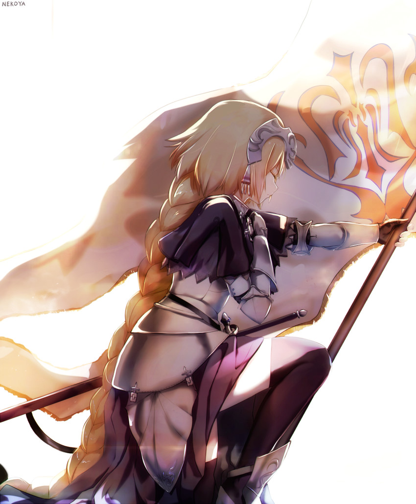 jeanne d'arc (fate and 1 more) drawn by nekoya_(liu)
