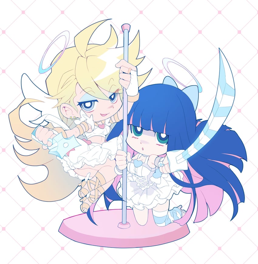 stocking and panty (panty & stocking with garterbelt) drawn by ecchibeef