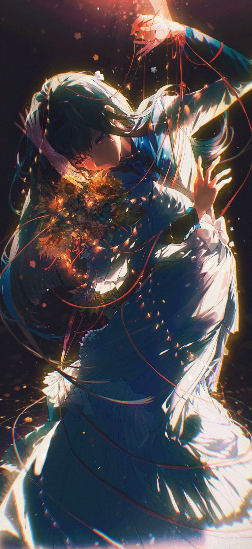 akemi homura and kaname madoka (mahou shoujo madoka magica) drawn by riko-m