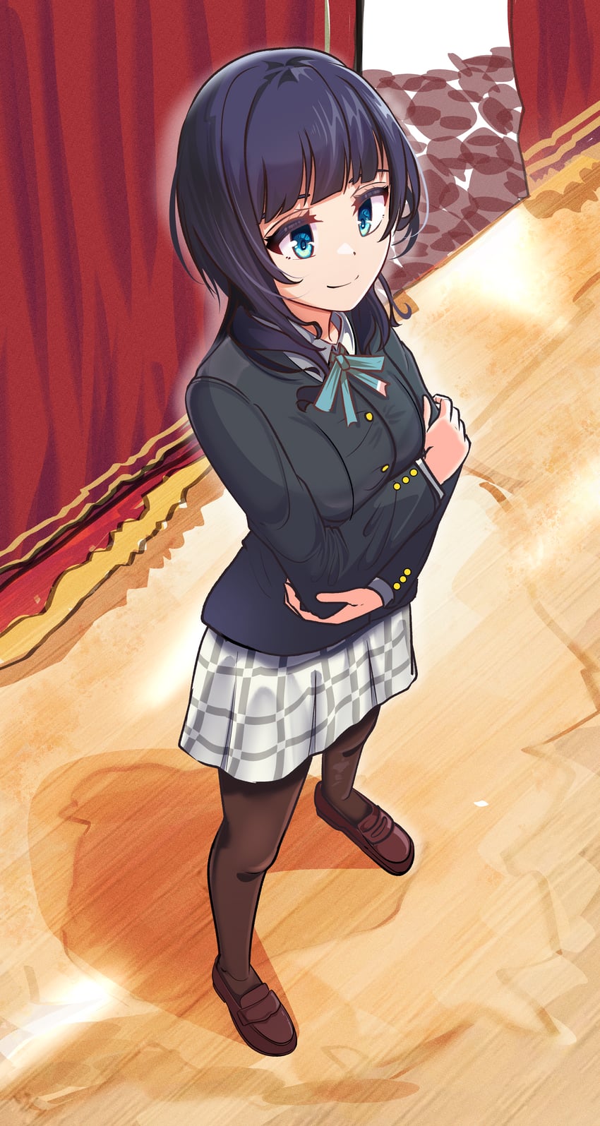 asaka karin (love live! and 1 more) drawn by whin
