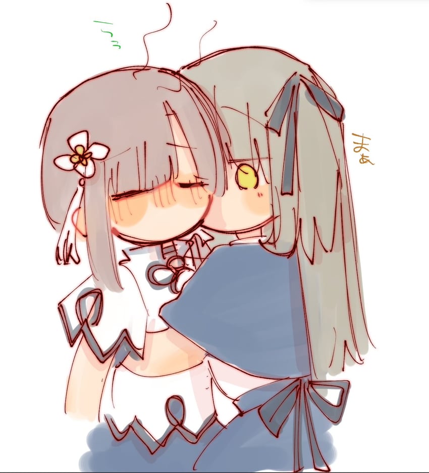 kuo shenlin and wang yujia (assault lily) drawn by rui_rui_rui0122