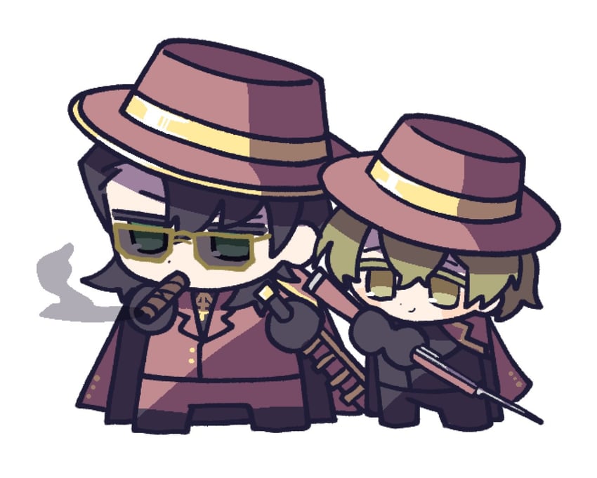 sinclair and meursault (project moon and 1 more) drawn by nantekottawo!!
