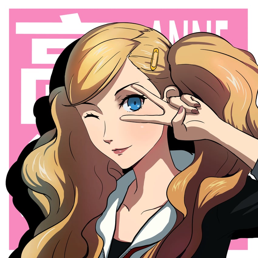 takamaki anne (persona and 1 more) drawn by hwsushi233