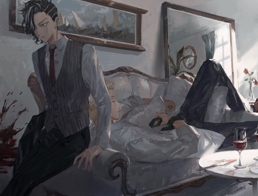 kokonoi hajime and inui seishu (tokyo revengers) drawn by anzen_kakunin