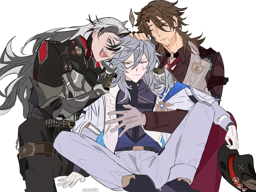 sunday, boothill, and gallagher (honkai and 1 more) drawn by onowri