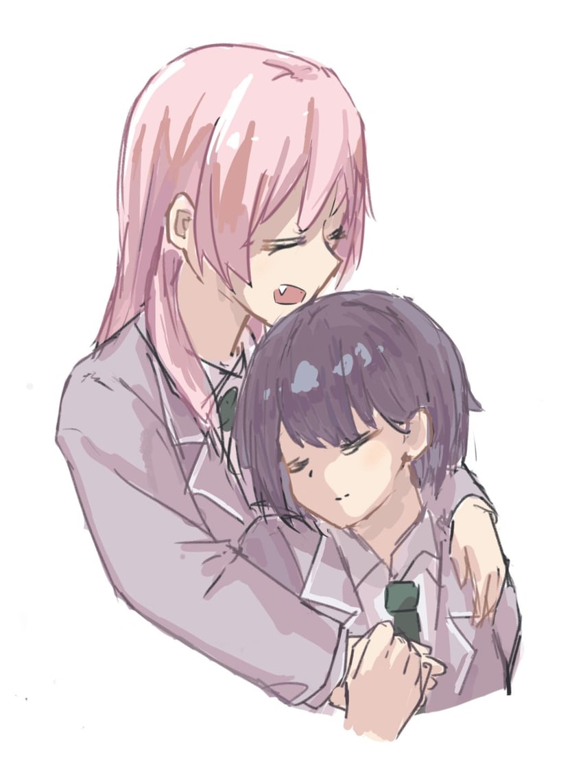 chihaya anon and takamatsu tomori (bang dream! and 1 more) drawn by yanyutong64
