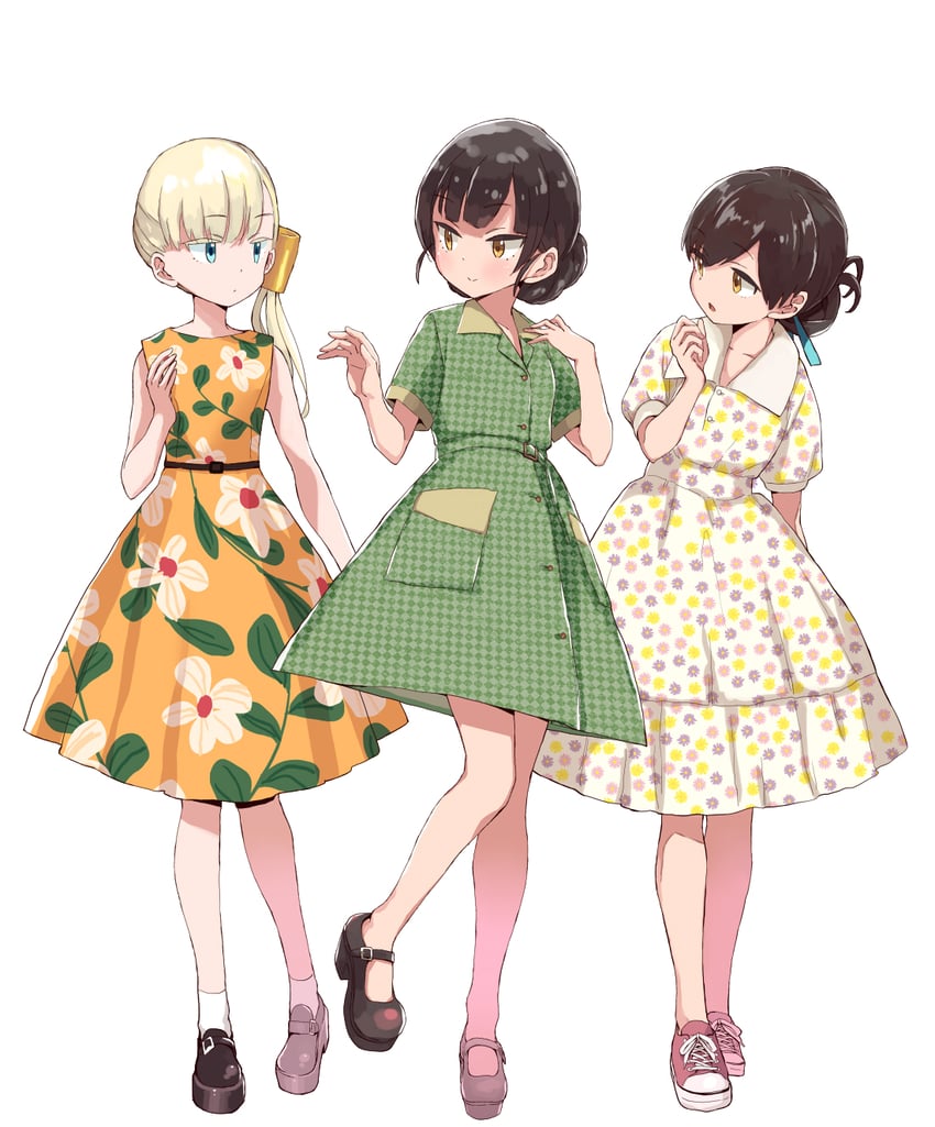 kasuga maru, shin'you, and yawata maru (kantai collection) drawn by matsutani