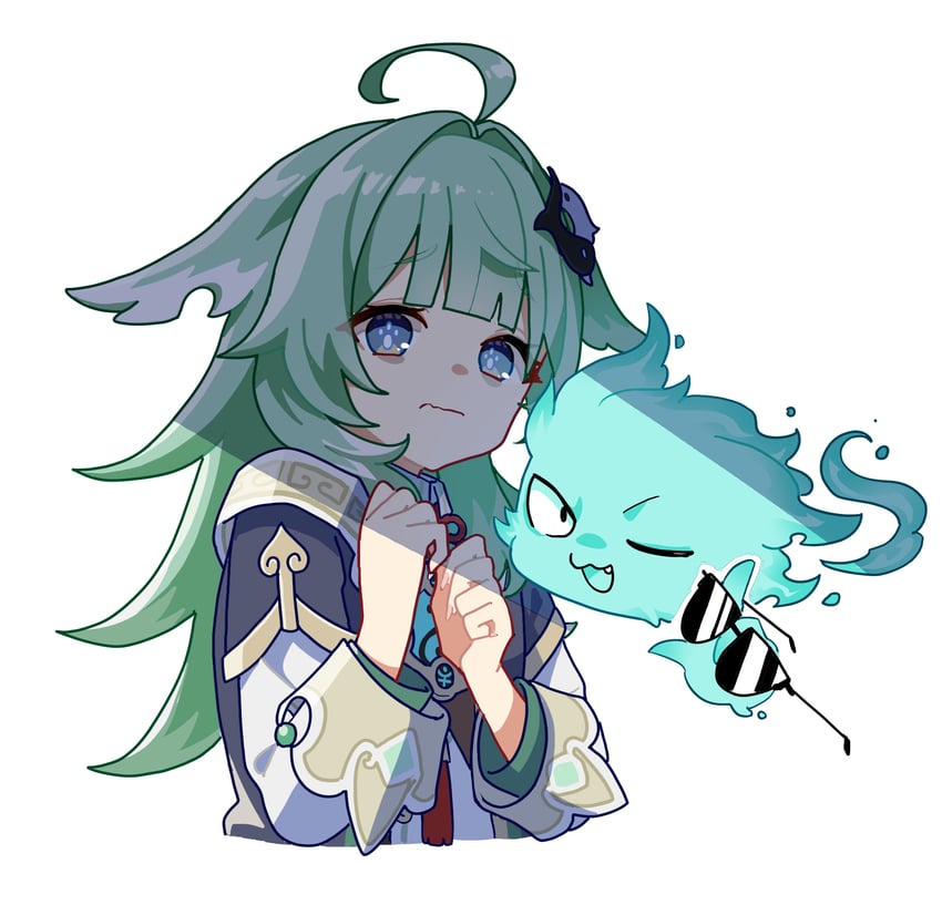huohuo and tail (honkai and 1 more) drawn by nage_(sacosui_ng)