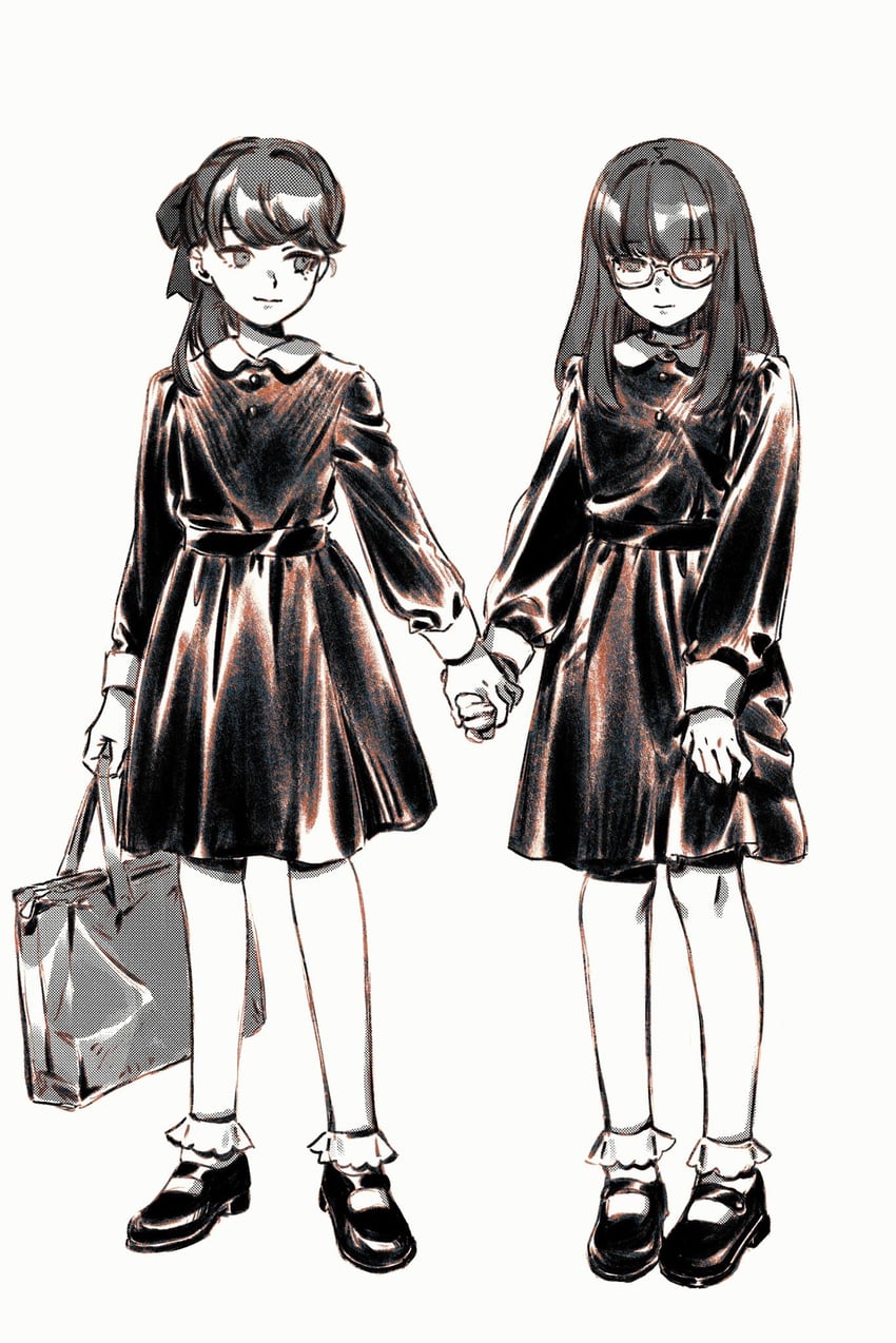 yoshizawa sumire and yoshizawa kasumi's sister (persona and 2 more) drawn by machihazure