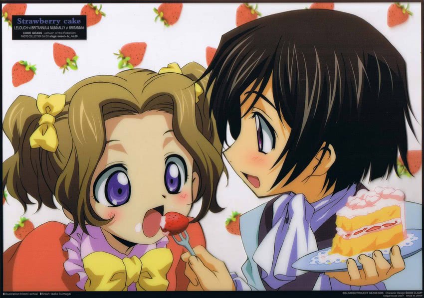 lelouch vi britannia and nunnally vi britannia (code geass) drawn by ochiai_hitomi