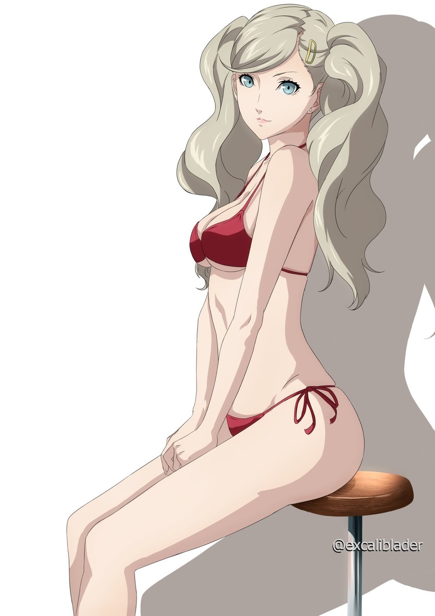 takamaki anne (persona and 1 more) drawn by excaliblader