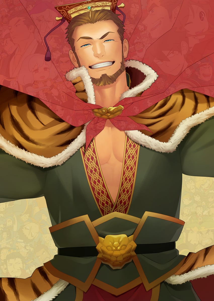 sun quan (sangokushi puzzle taisen) drawn by itto_(mentaiko)