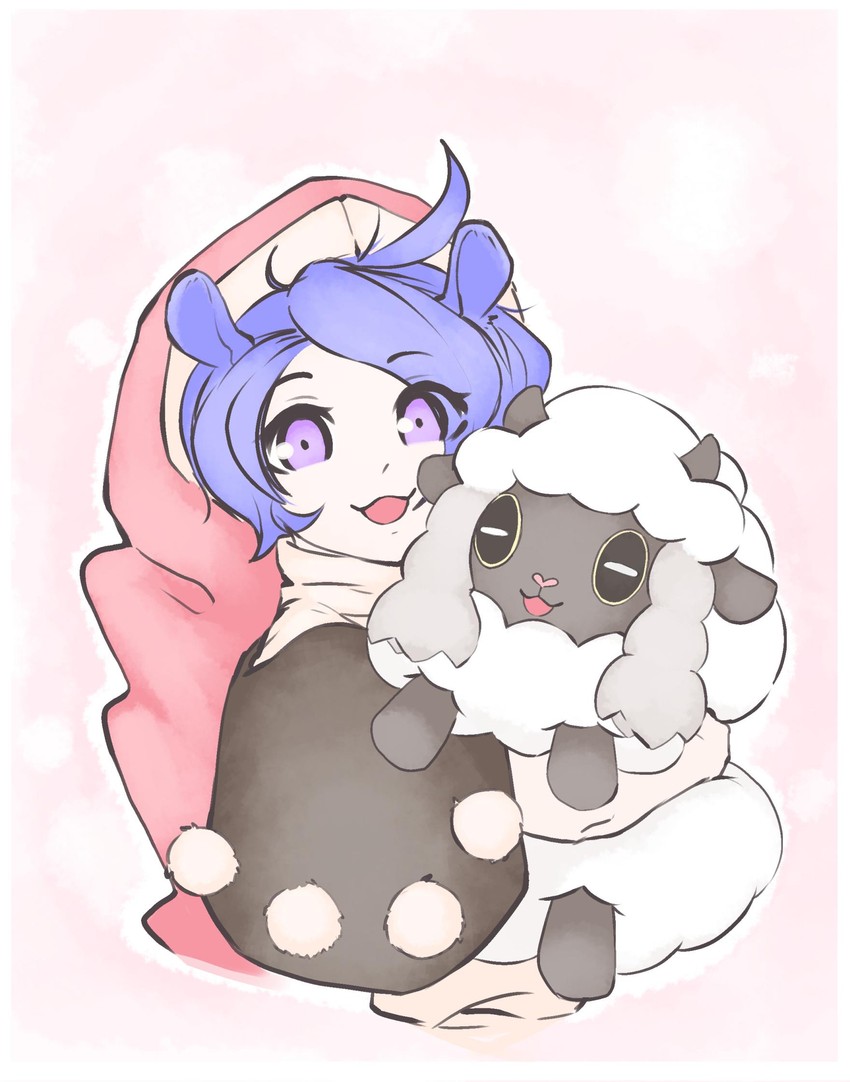 doremy sweet and wooloo (touhou and 1 more) drawn by chefhart