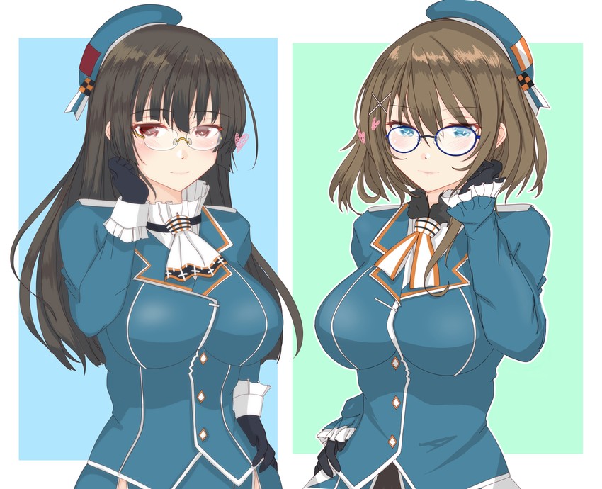 atago, takao, maya, and choukai (kantai collection) drawn by nitamako_(sakamalh)