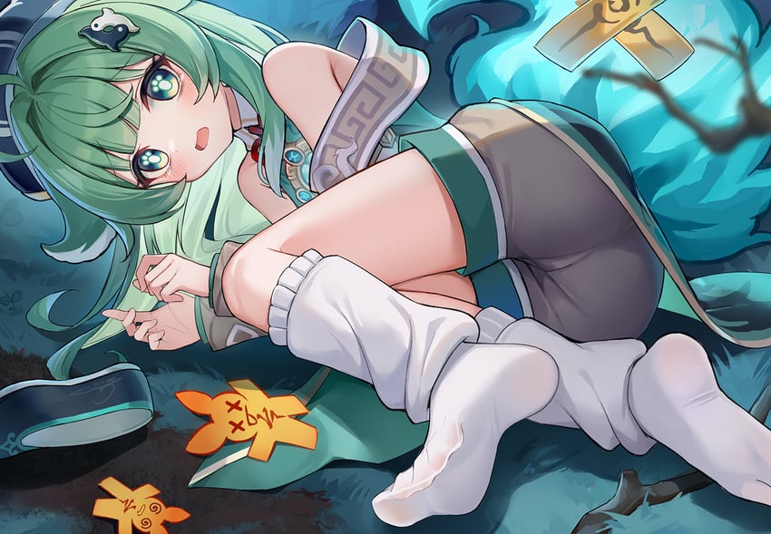 huohuo and tail (honkai and 1 more) drawn by ginn_(hzh770121)