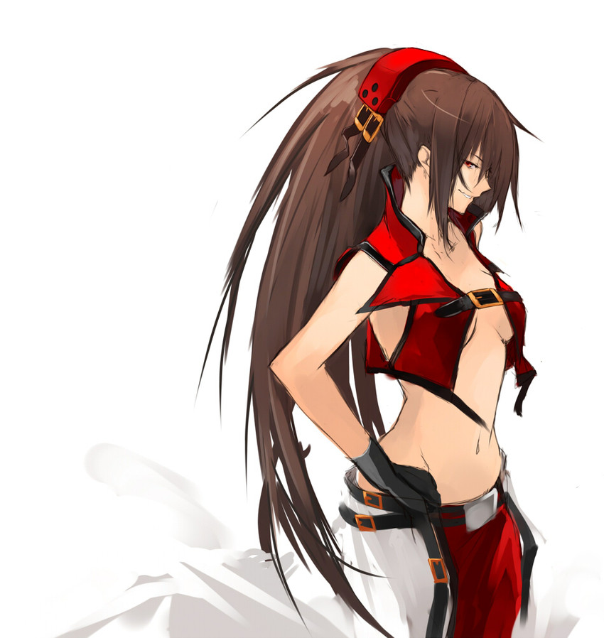 sol badguy and sol badgal (guilty gear) drawn by shin_(anbqqcb)