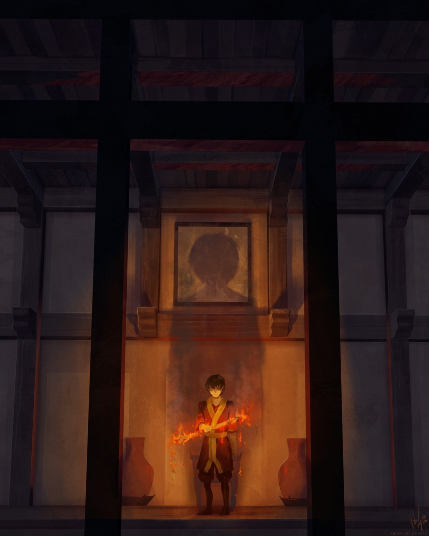 zuko (avatar legends and 1 more) drawn by devin_elle_kurtz