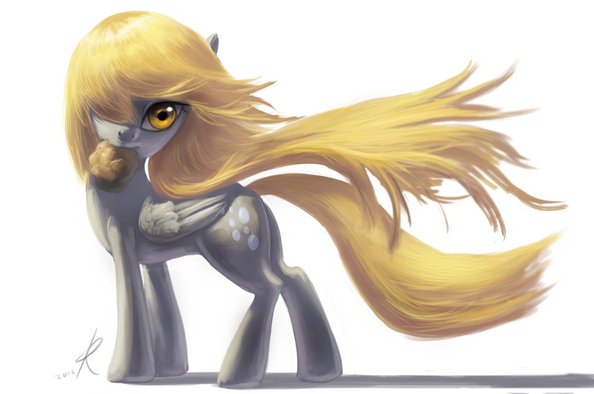 derpy hooves (my little pony and 1 more) drawn by kjara-draws