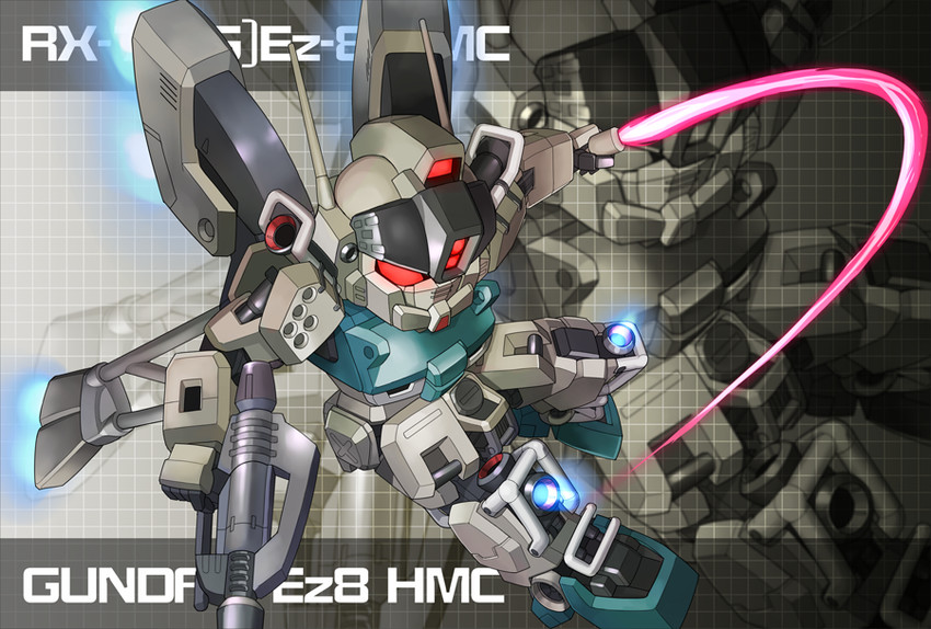 gundam ez8 high mobility custom (gundam and 2 more) drawn by memento_vivi