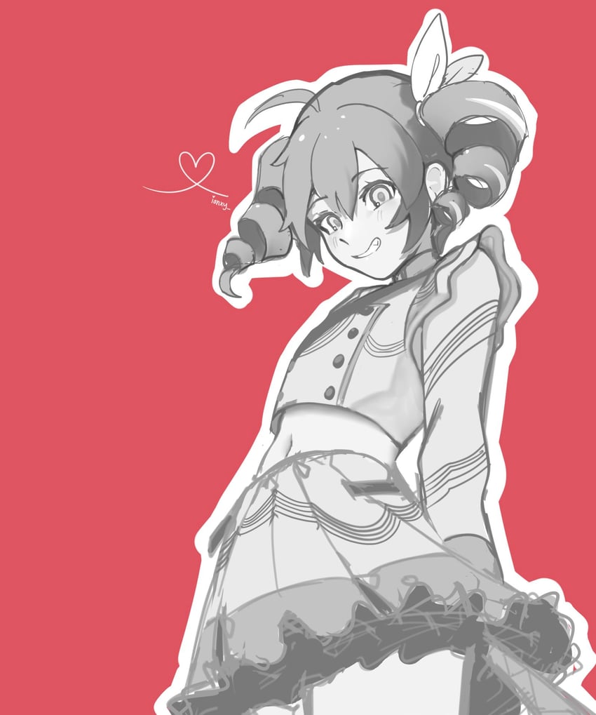 kasane teto (utau and 1 more) drawn by ianxy2