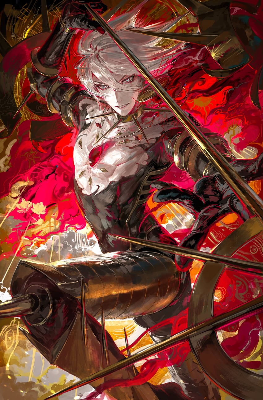 karna (fate and 1 more) drawn by egawa_akira