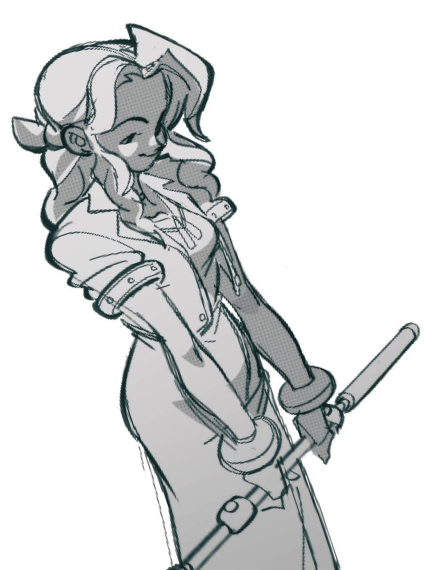 aerith gainsborough (final fantasy and 1 more) drawn by tuckeryart