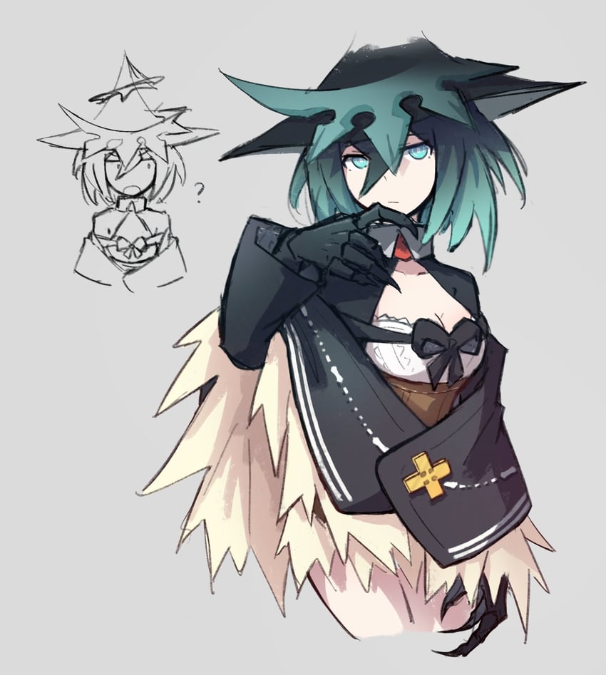 elder caster (black rock shooter and 1 more) drawn by mehyuew39