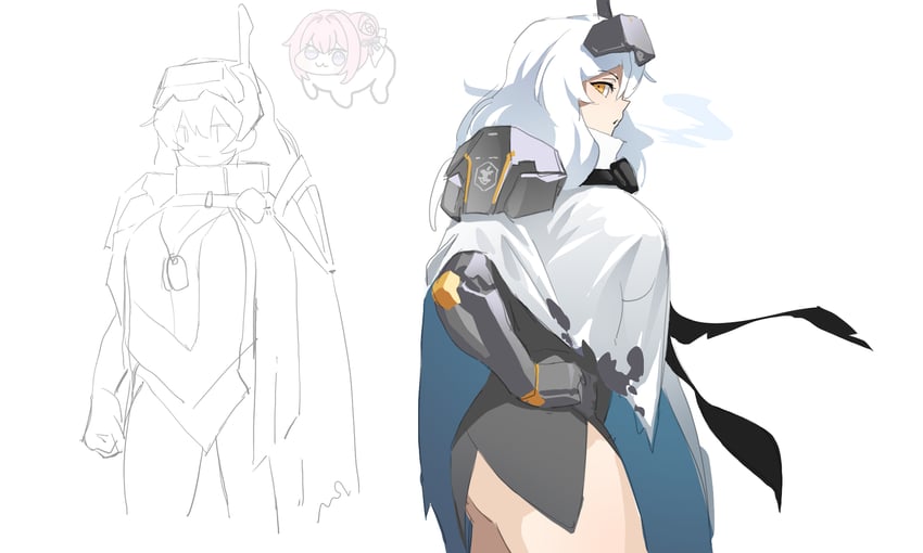 dorothy, snow white, and doro (goddess of victory: nikke) drawn by wge