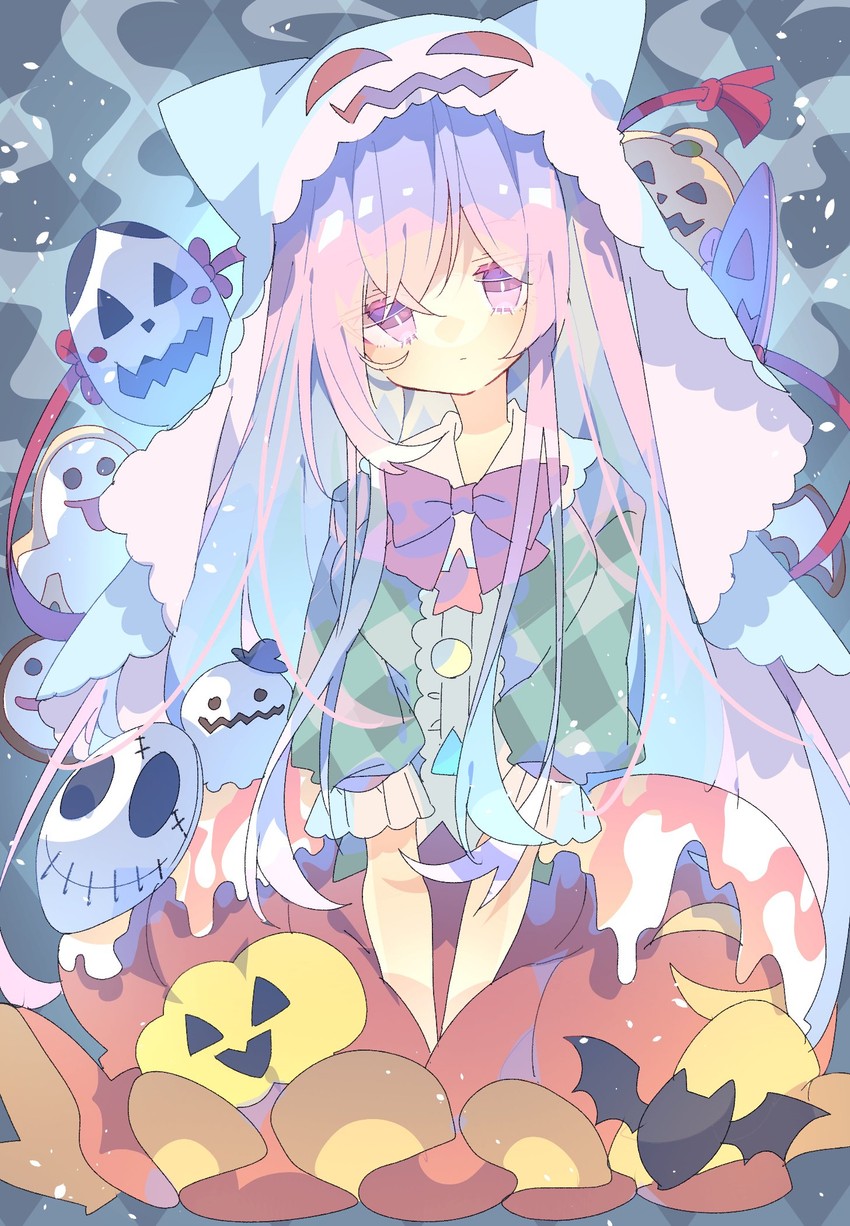 hata no kokoro (touhou) drawn by nikorashi-ka