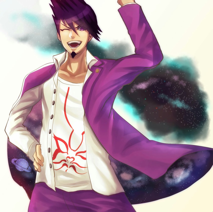 momota kaito (danganronpa and 1 more) drawn by muranami_tsubame