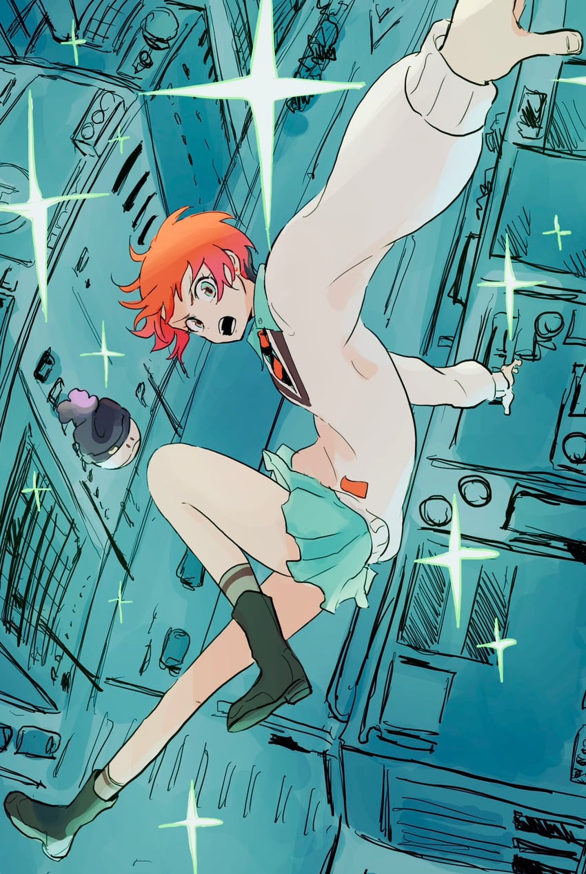 amate yuzuriha and haro (gundam and 1 more) drawn by nanay0n_74
