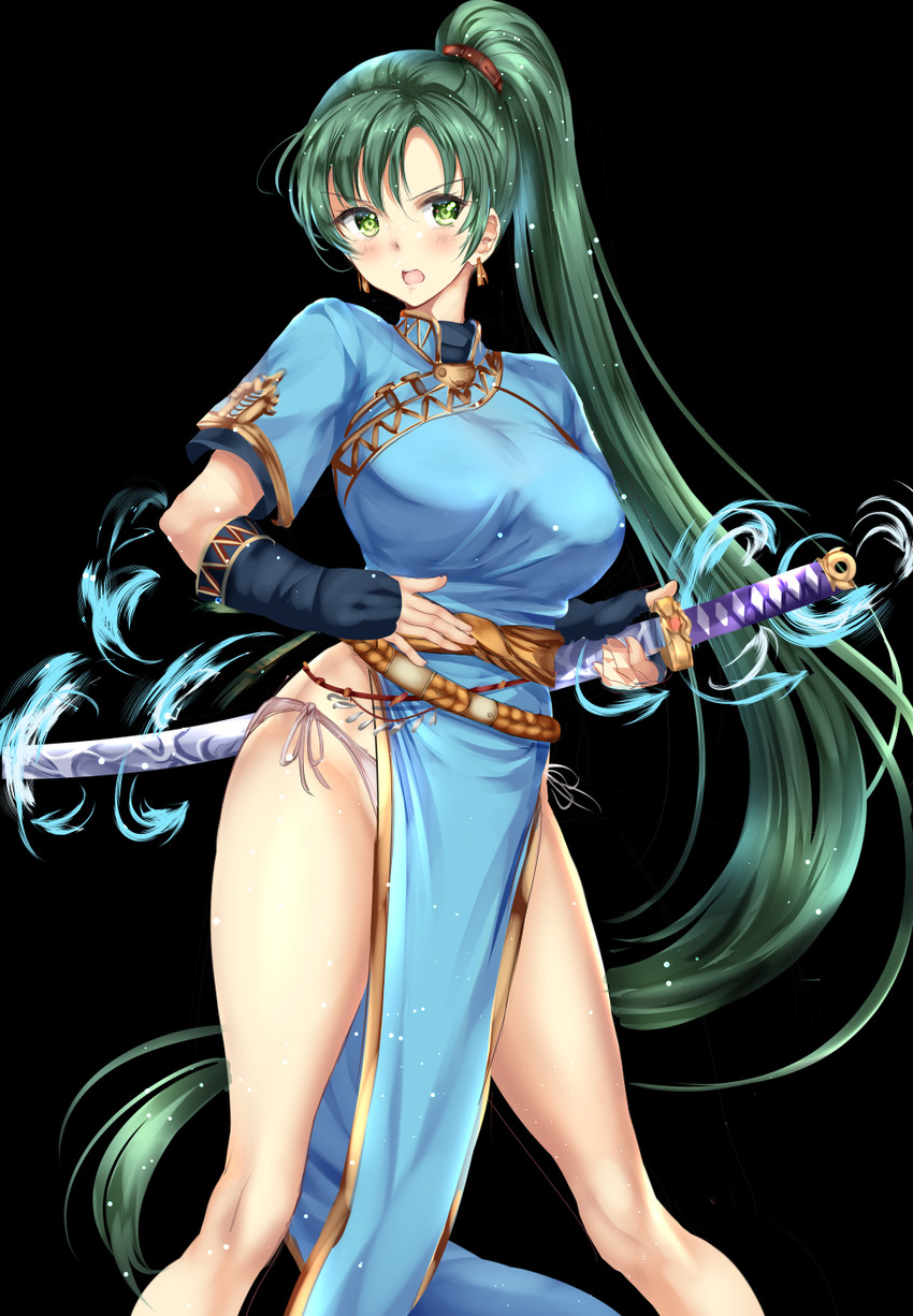 lyn (fire emblem and 1 more) drawn by ponytail_korosuke