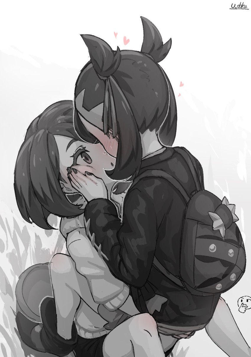 marnie and gloria (pokemon and 1 more) drawn by u-doku