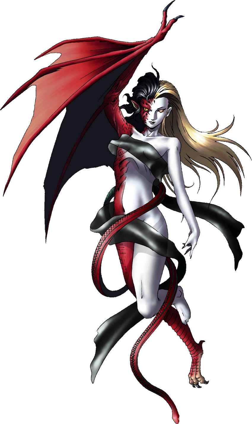 vouivre (shin megami tensei and 2 more) drawn by kazuma_kaneko