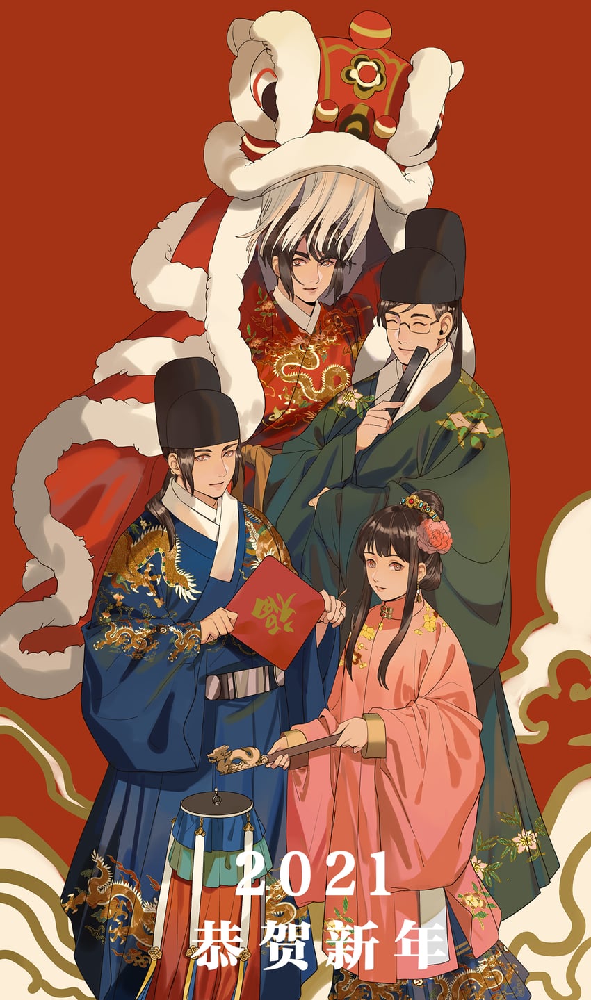 china, taiwan, hong kong, and macau (axis powers hetalia) drawn by jingtianruoling