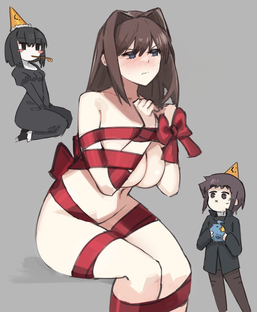 aozaki aoko, kuonji alice, lost robin rondo, and shizuki soujuurou (mahou tsukai no yoru) drawn by jonyeld