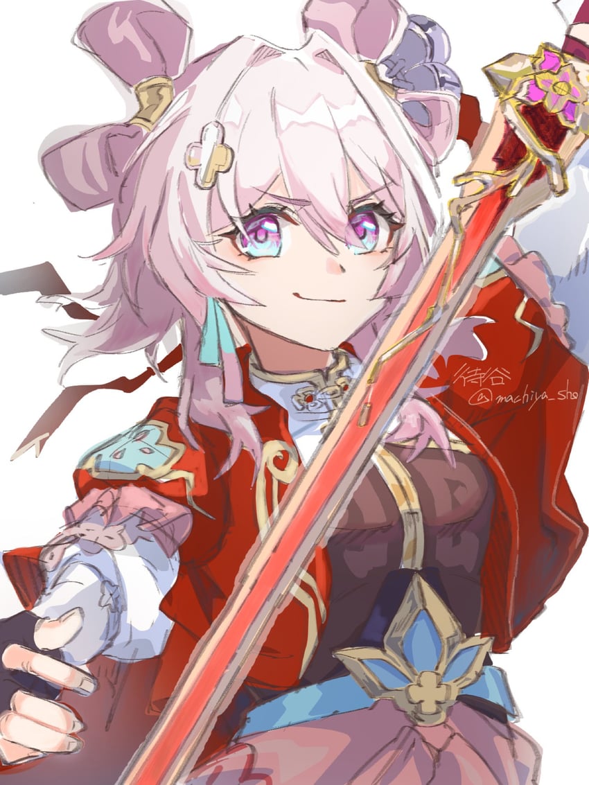 march 7th (honkai and 1 more) drawn by machiya_syo