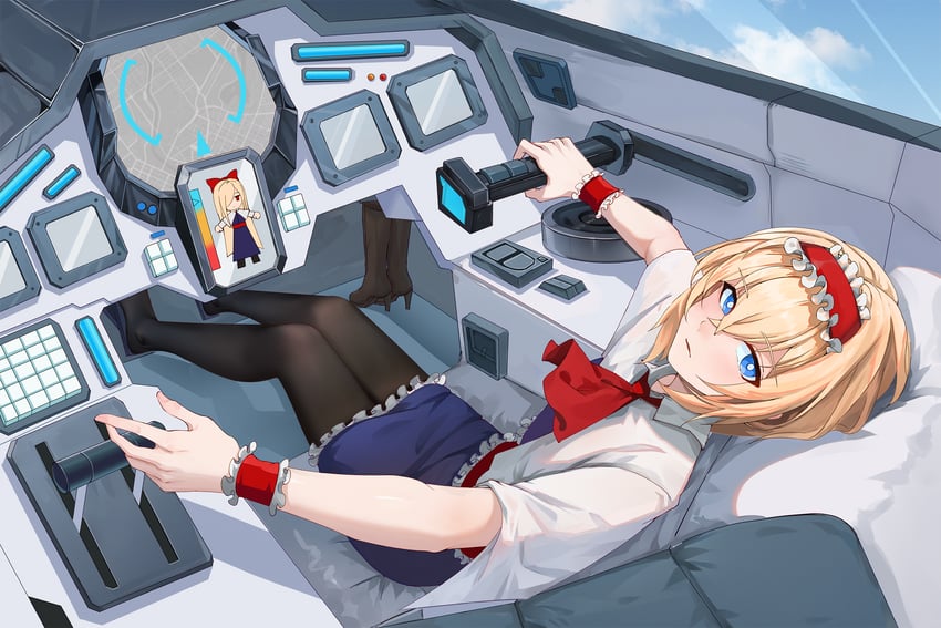 alice margatroid and goliath doll (touhou and 1 more)