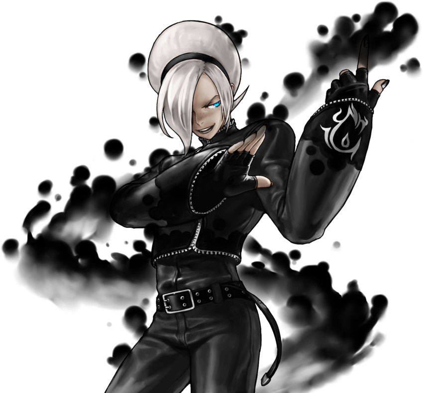 ash crimson and evil ash (the king of fighters and 1 more) drawn by ogura_eisuke