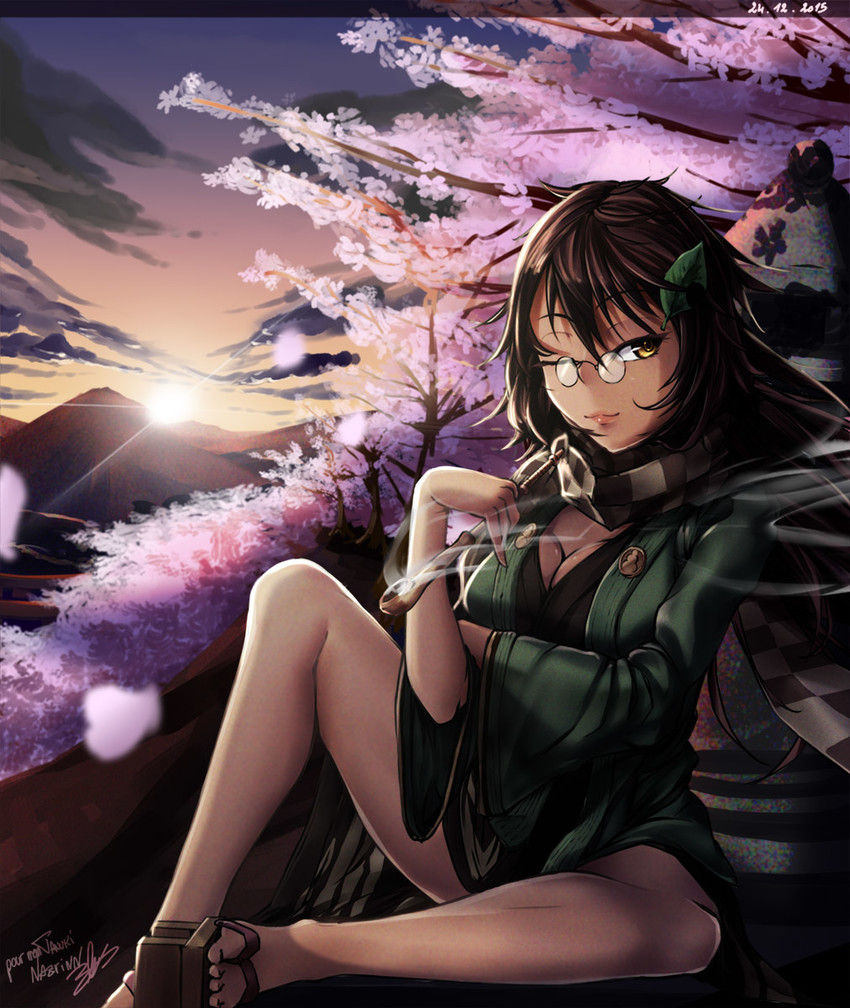 futatsuiwa mamizou (touhou) drawn by eru-sennin