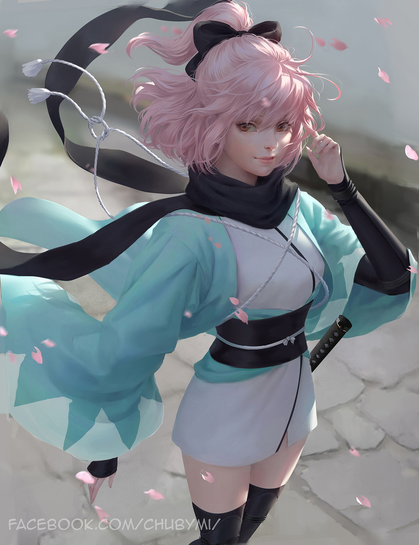 okita souji (fate and 1 more) drawn by chuby_mi