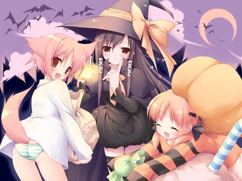 kiriyama sakura, akino momiji, and sera karen (sakura musubi) drawn by eretto