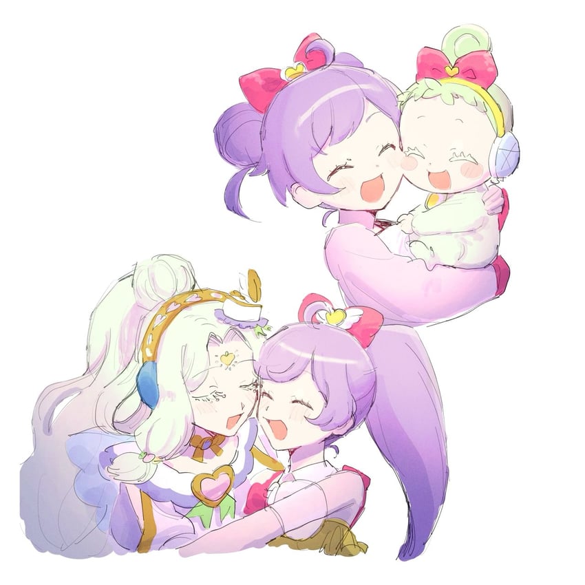 manaka laala, jewlie, and jewlulu (pretty series and 1 more) drawn by gam_(ga6_6m)