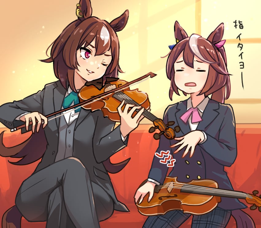 tokai teio and sirius symboli (umamusume) drawn by ooishi_oil