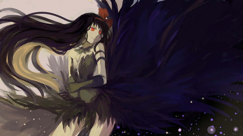 akemi homura and akuma homura (mahou shoujo madoka magica and 1 more) drawn by wttwj