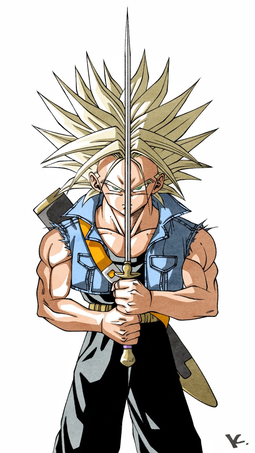 trunks (dragon ball and 1 more) drawn by kakeru_(dbskakeru)