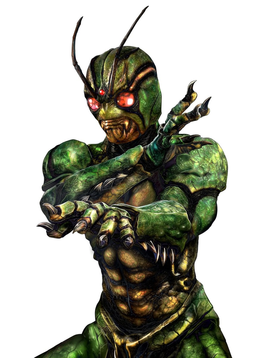 kamen rider shin (kamen rider and 1 more) drawn by masukudo_(hamamoto_hikaru)