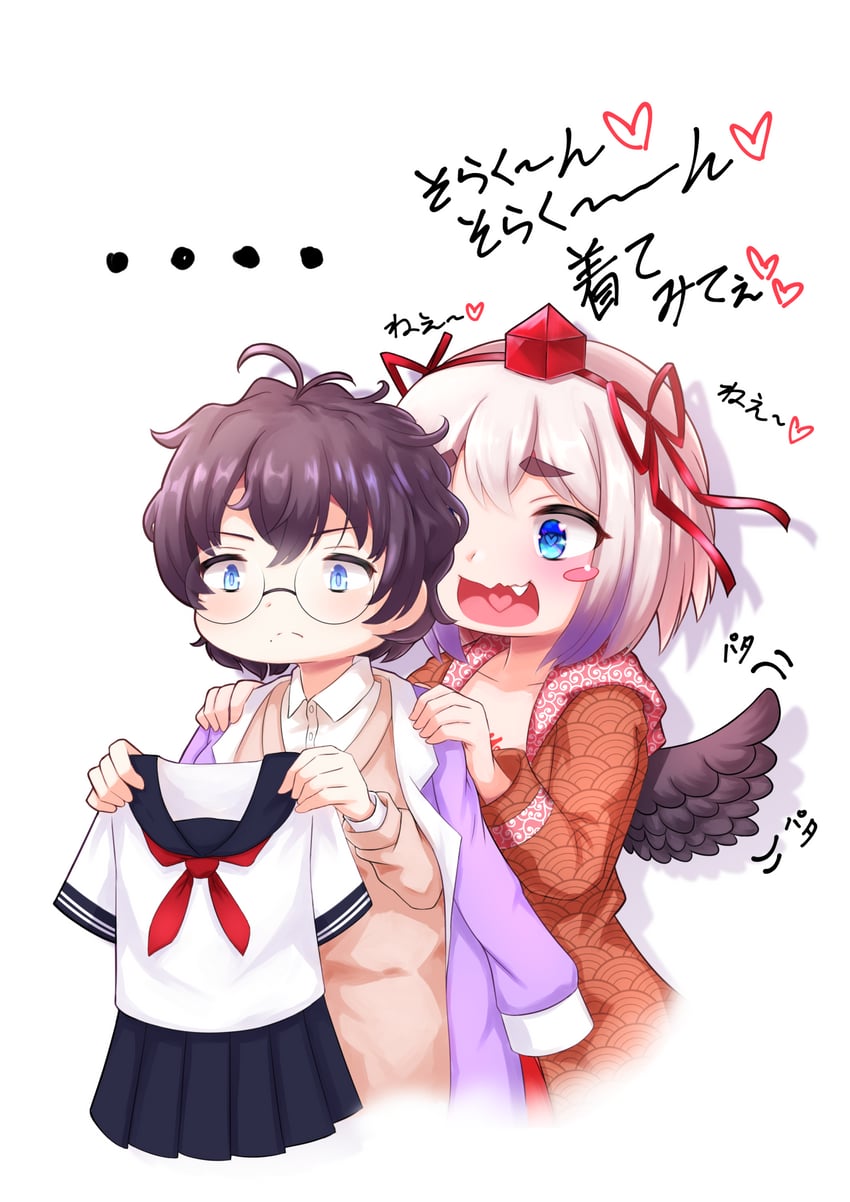 ichinose sora and senba kurono (indie virtual youtuber and 1 more) drawn by mayutai