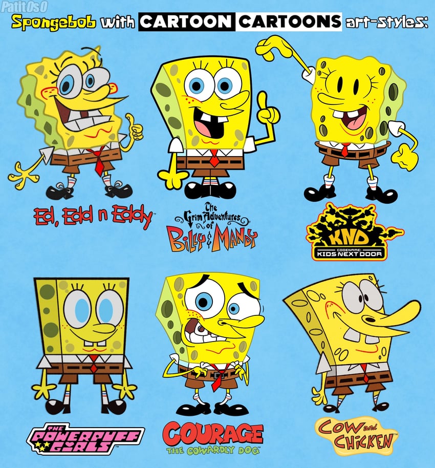spongebob squarepants (spongebob squarepants) drawn by patit0s0